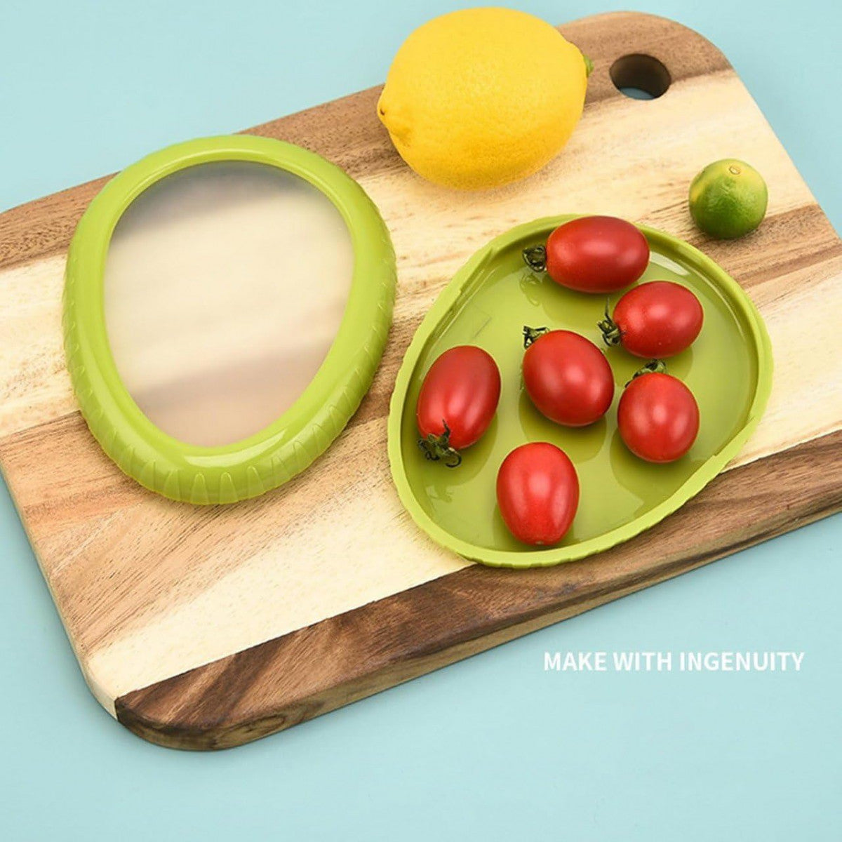 Silicone Fruit & Vegetable Storage Containers – Set of 4