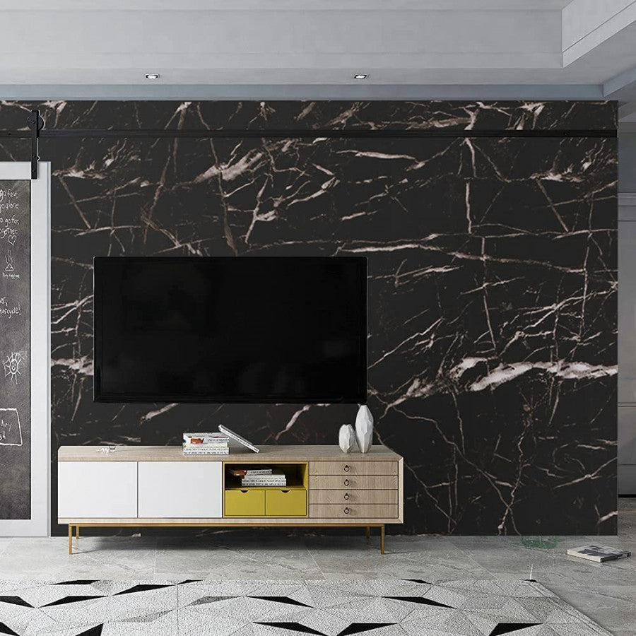 Black Marble Foil Paper