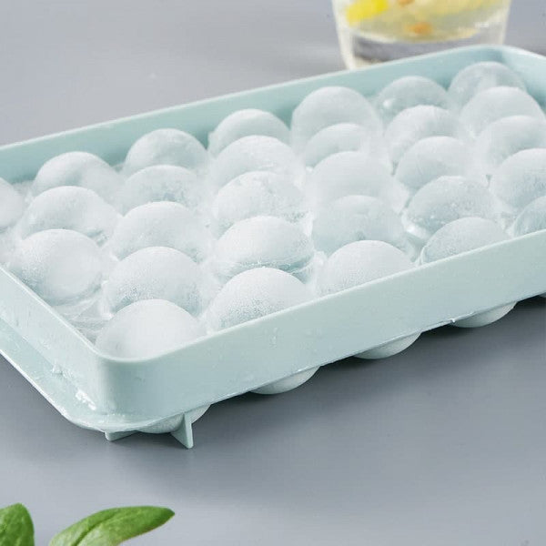 33-Cavity Mini Round Ice Ball Tray ā Set of 3