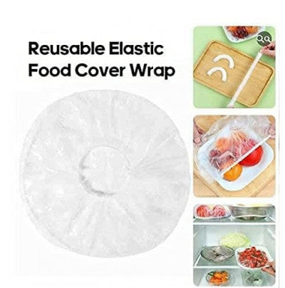 100 PCS Fresh Keeping Elastic Food Covers