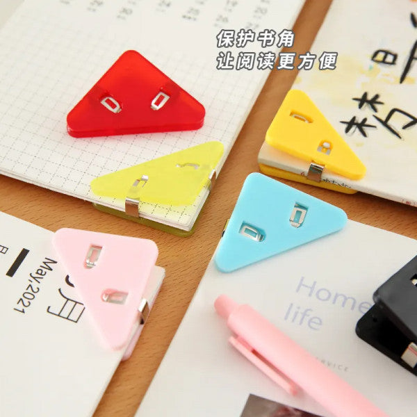 Triangle Paper Corner Clips – Protect & Organize with Style (Pack of 10)