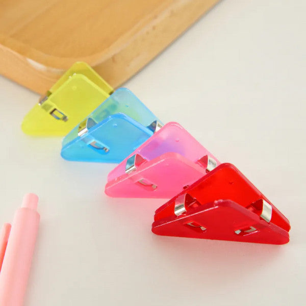 Triangle Paper Corner Clips – Protect & Organize with Style (Pack of 10)