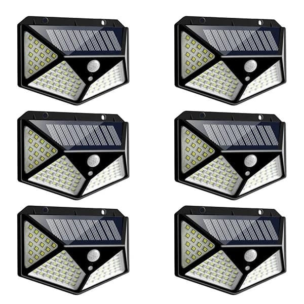 4-Sided Solar Light with PIR Motion Sensor