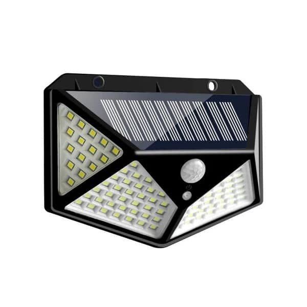 4-Sided Solar Light with PIR Motion Sensor