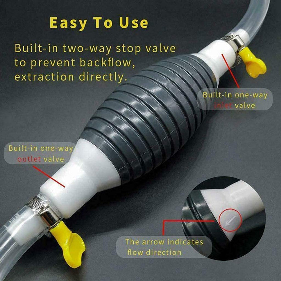 Fuel Transfer Siphon Pump – Safe & Hassle-Free Fluid Transfer